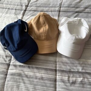 3 Nocta caps, all worn once